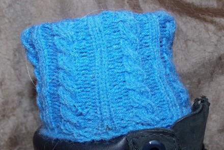 MKF001 – Cabled Boot Cuffs